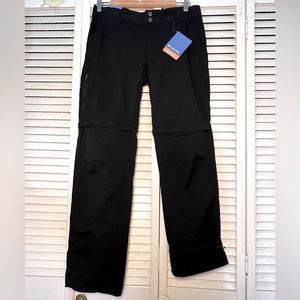Columbia Omni-shield Convertible Black Pants Size: 8